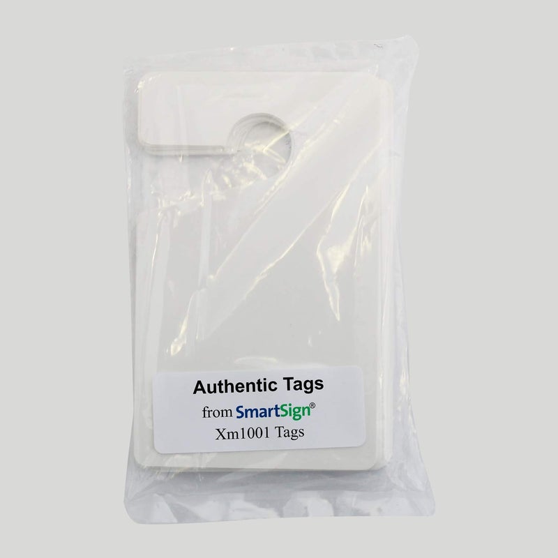 SmartSign (Pack of 25) 5 x 3 inch Blank Write-on/Printable Parking Permit Rearview Mirror Hang Tags, 15 mil PVC Vinyl, White - Image 4